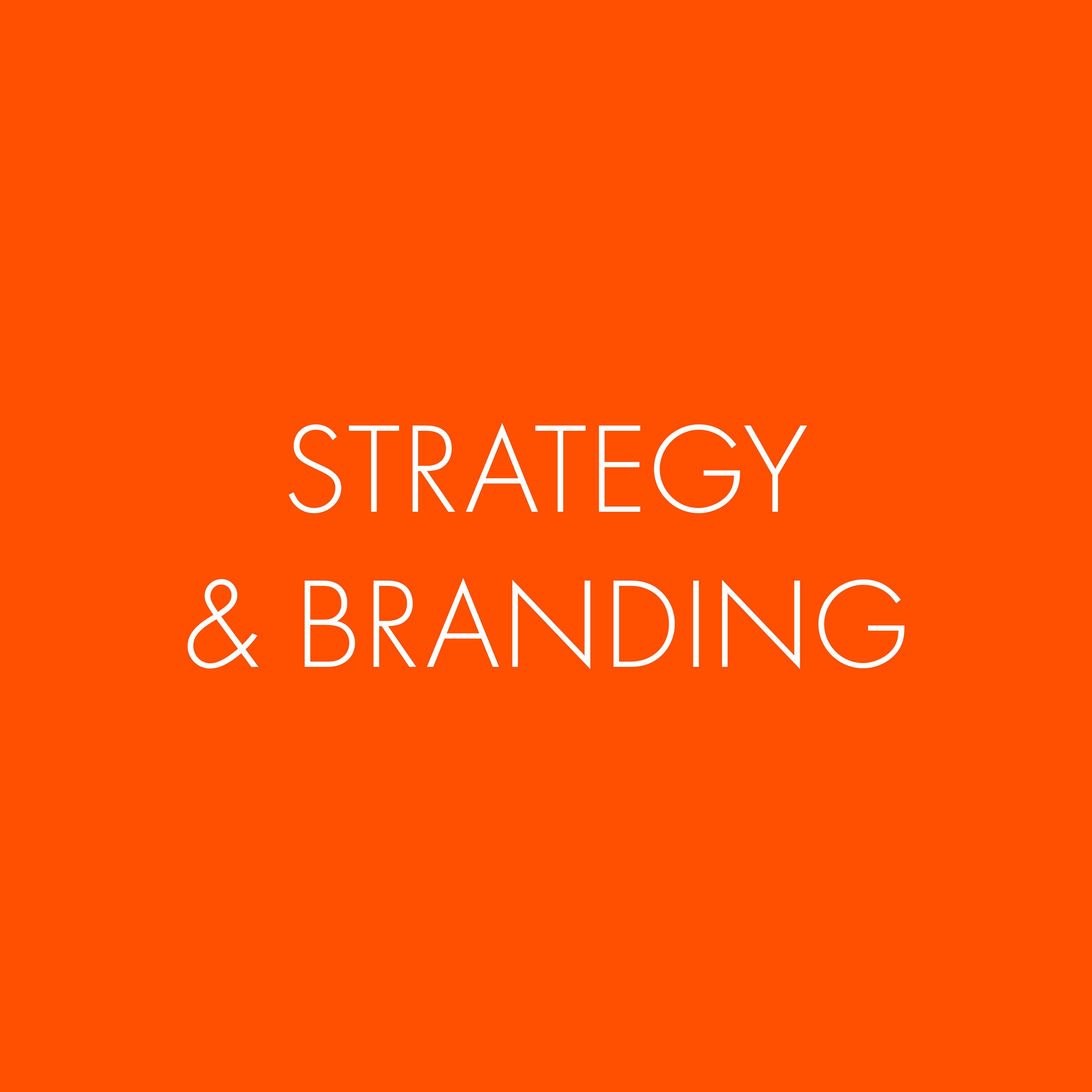 Strategy & Branding